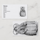 Elizabethan Closing Business Card Visitenkarte (Vorne/Hinten)