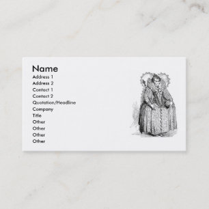 Elizabethan Closing Business Card Visitenkarte