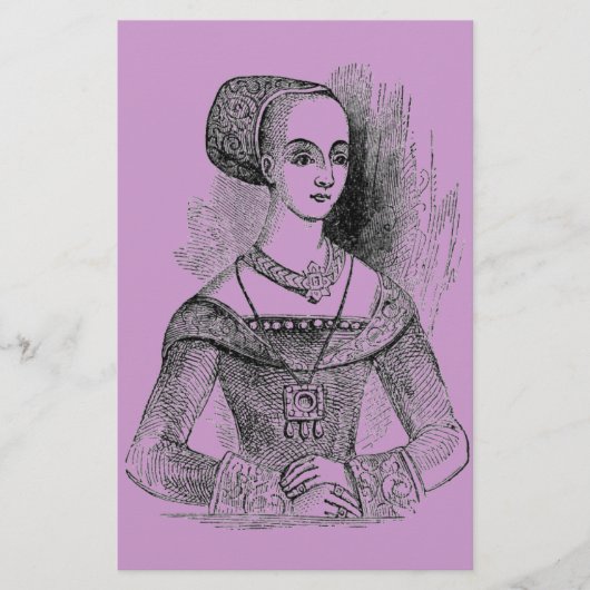 Elizabethan Clothing Briefpapier (Vorderseite)