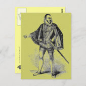 Elizabethan Costumes Postcard Postkarte (Vorne/Hinten)