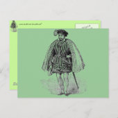 Elizabethan-Mode Postkarte (Vorne/Hinten)