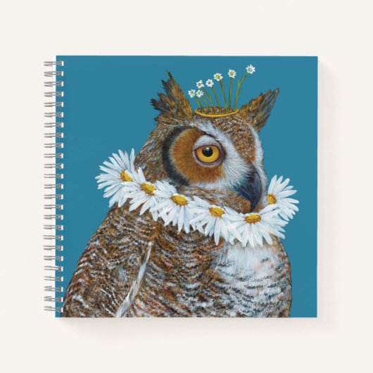 Elizabethan Owl Notebook Notizblock (Vorderseite)