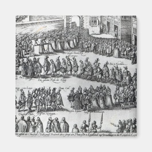 Elizabethan-Prozession Magnet (Vorne)