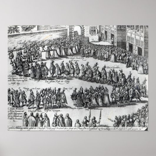 Elizabethan-Prozession Poster (Vorne)