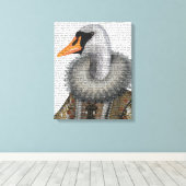 Elizabethan Swan Leinwanddruck (Insitu (Holzboden))