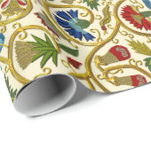 Elizabethan Swirl Embroideries-Goldwork-Imitation Geschenkpapier (Rolleneckpunkt)