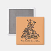 Elizabethan Warren Magnet (Vorderseite/Rückseite)