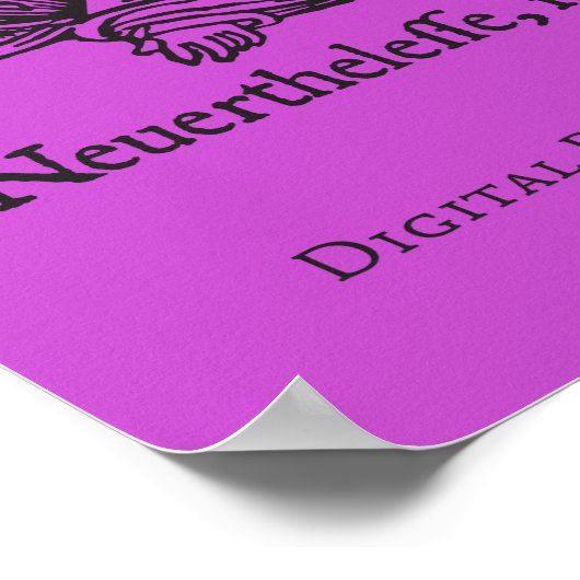 Elizabethan Warren Poster (Ecke)