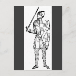 Elizabethanische Kostüme Postkarte