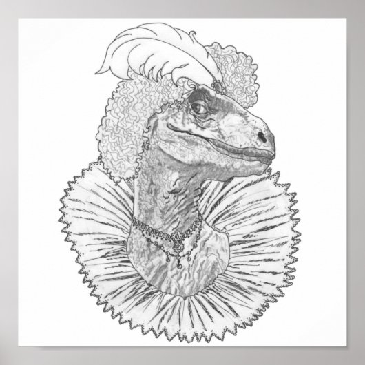 Elizabethasaurus Reginanychus Poster (Vorne)