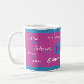 Elizabethinternationale NamensTasse Kaffeetasse