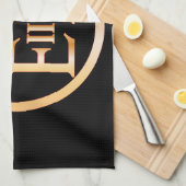 Elizabeths Wahlemblem Küchentuch (Viertel Falte)