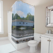 Elizabethton Covered Bridge Duschvorhang (Beispiel)