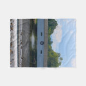 Elizabethton Covered Bridge Fleecedecke (Vorderseite (Horizontal))