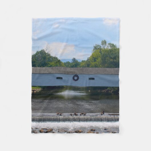 Elizabethton Covered Bridge Fleecedecke (Vorderseite)