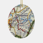 Elizabethton TN Keramik Ornament (Rechts)