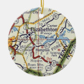 Elizabethton TN Keramik Ornament (Vorne)