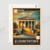 Elizabethtown, Kentucky | VINTAG Postkarte (Vorne/Hinten)