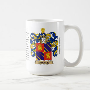 Elizondo, der Ursprung, die Bedeutung und das Kaffeetasse