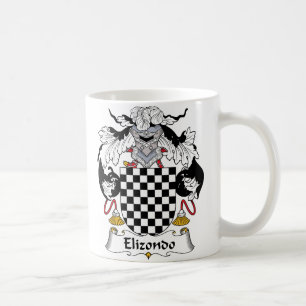 Elizondo Familienwappen Kaffeetasse