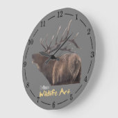 Elk Acrylic Wall Clock Große Wanduhr (Winkel)
