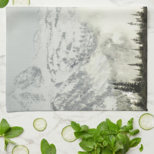 Elk at Grand Teton National Park Fotografy Geschirrtuch (Gefaltet)