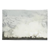 Elk at Grand Teton National Park Fotografy Kissenbezug (Rückseite)