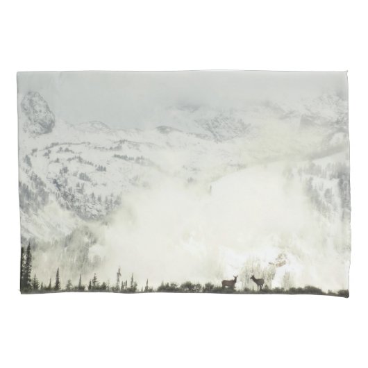 Elk at Grand Teton National Park Fotografy Kissenbezug (Vorderseite)