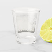 Elk at Grand Teton National Park Fotografy Schnapsglas (Rückseite)