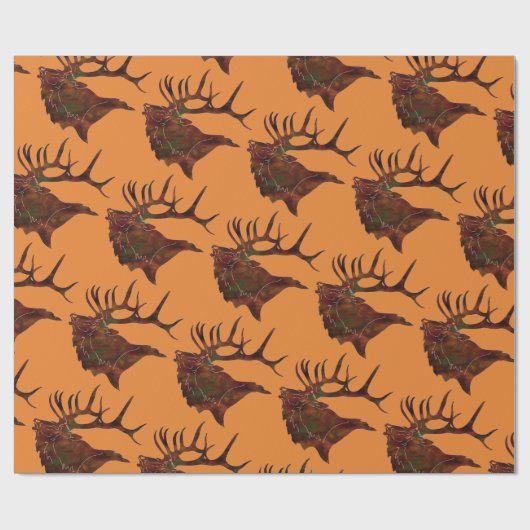 "Elk Bugle" Geschenkpapier (Flach)