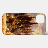Elk Bull Case-Mate iPhone Hülle (Rückseite (Horizontal))