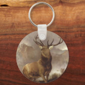 ELK BULL IN DER BERGSCHUHE SCHLÜSSELANHÄNGER WILD (Vorderseite)