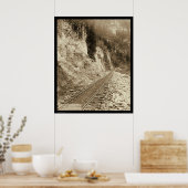 Elk Canyon on on Fort Pierre Railroad SD 1890 Poster (Küche)