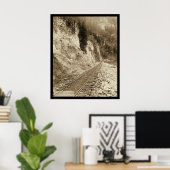 Elk Canyon on on Fort Pierre Railroad SD 1890 Poster (Heimbüro)