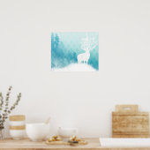 Elk Chandelier Poster (Küche)