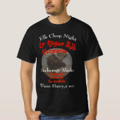 Elk Chop Night Le Rogue Bull Whittier Alaska T-Shirt (Vorderseite)