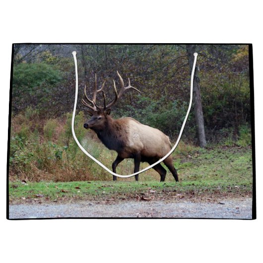 Elk Gift Bag Große Geschenktüte (Vorderseite)