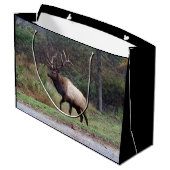 Elk Gift Bag Große Geschenktüte (Rückseite Schrägansicht)