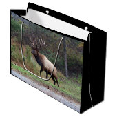 Elk Gift Bag Große Geschenktüte (Vorderseite Schrägansicht)