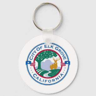 Elk Grove (Kalifornien) Flaggenstaat Schlüsselanhä Schlüsselanhänger