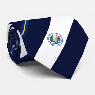 Elk Grove (Kalifornien) Stadtflagge Neck Tie Krawatte