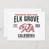 Elk Grove Postkarte (Vorne/Hinten)