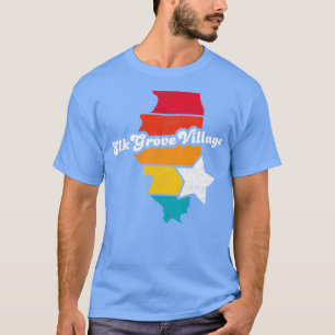 Elk Grove Village Illinois Vintag Not Souv T-Shirt