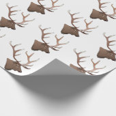 Elk Head Geschenkpapier (Ecke)