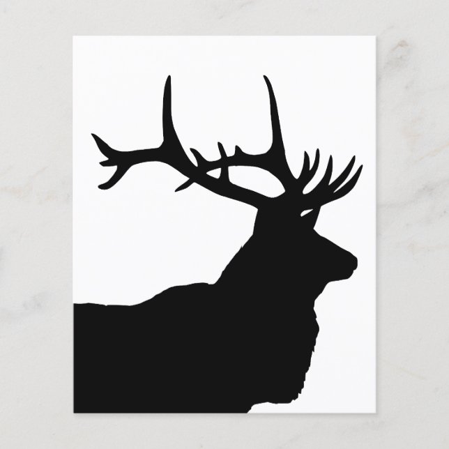 Elk Head Silhouette (Vorderseite)