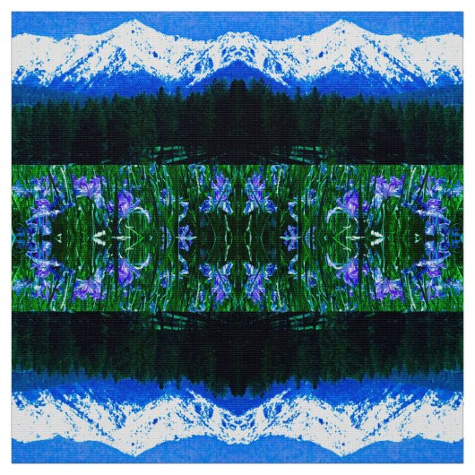 Elk Horn Iris Fabric Stoff (Muster)