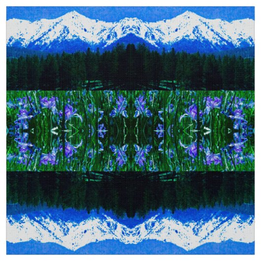 Elk Horn Iris Stoff (Muster)