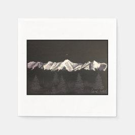 Elk Horn Mountains Napkin Serviette