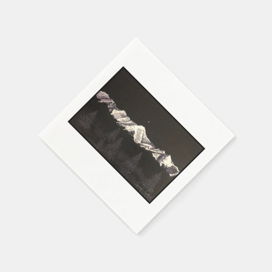 Elk Horn Mountains Napkin Serviette (Ecke)