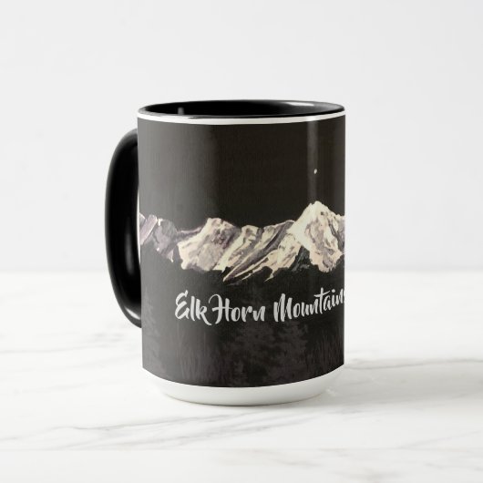 Elk Horn Mountains Tasse (Vorderseite Links)